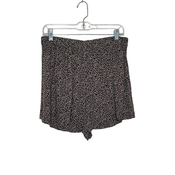 American Eagle animal print pull on high rise shorts size Large - Picture 9 of 9